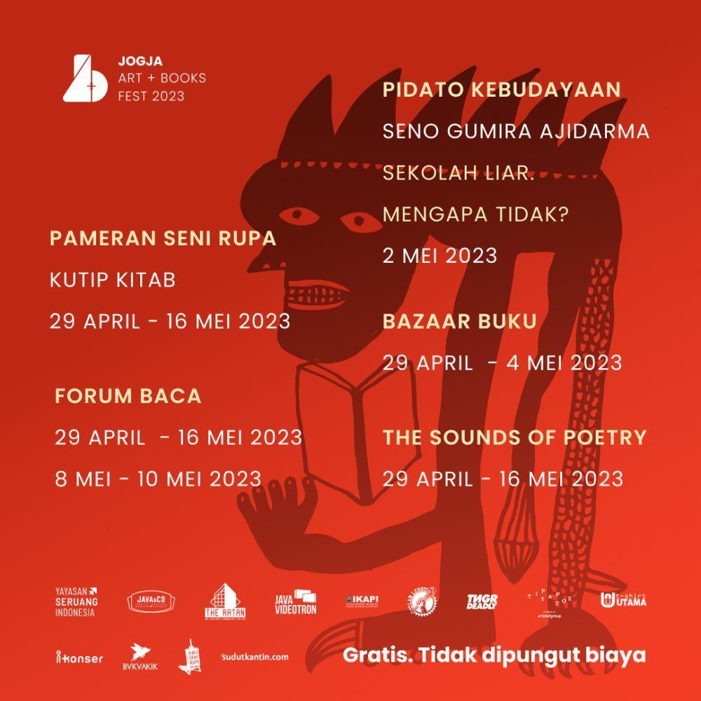 Jogja Art + Books Festival 2023. (Dok. Istimewa)
