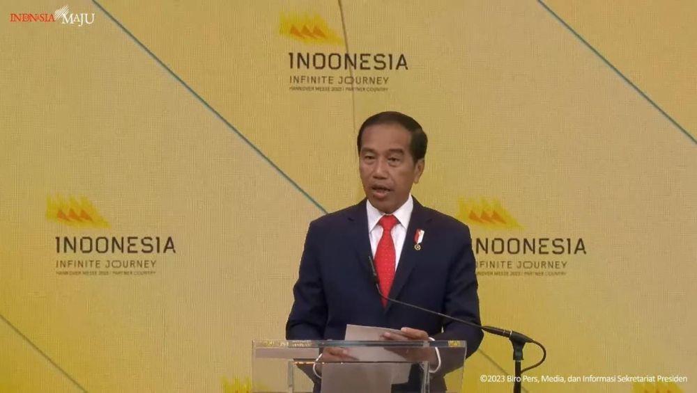 Bicara di Hannover Messe Jerman, Jokowi: Indonesia Land of Opportunity