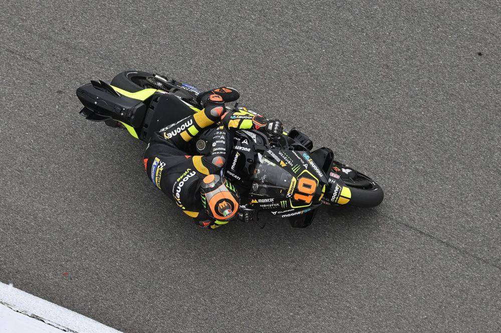 Luca Marini saat menjalani pekan balap GP Amerika 2023. (twitter.com/VR46RacingTeam)
