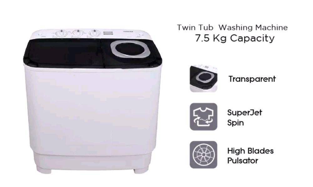 potret mesin cuci Toshiba VH-H85MN (dok. Shopee/toshibaelectronics)