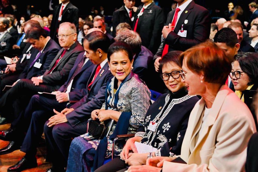Presiden Jokowi menghadiri pembukaan Hannover Messe 2023 di Hannover Congress Centrum, Hannover, Jerman (dok. Sekretariat Presiden)