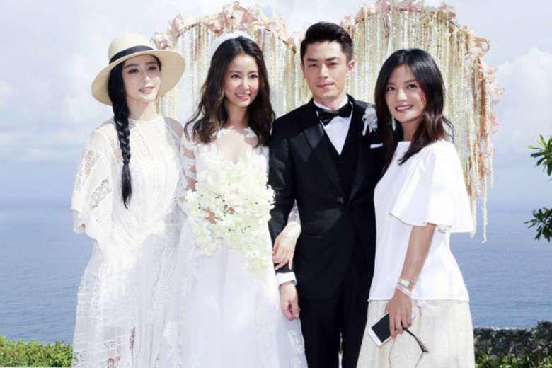 Pernikahan Ruby Lin dan Wallace Huo di Bali (straitimes.com)