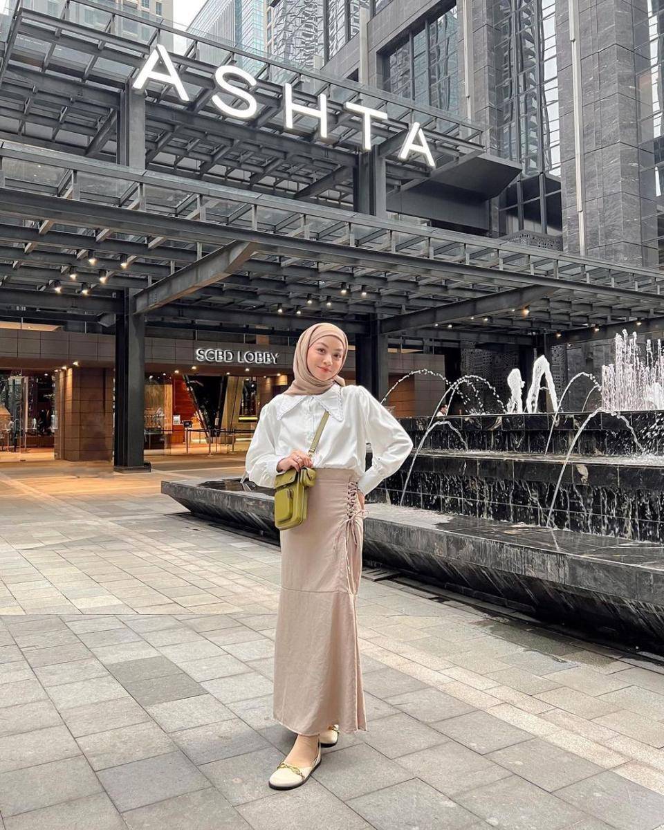 ide outfit street style ala Meirani Amalia (instagram.com/meiraniap)