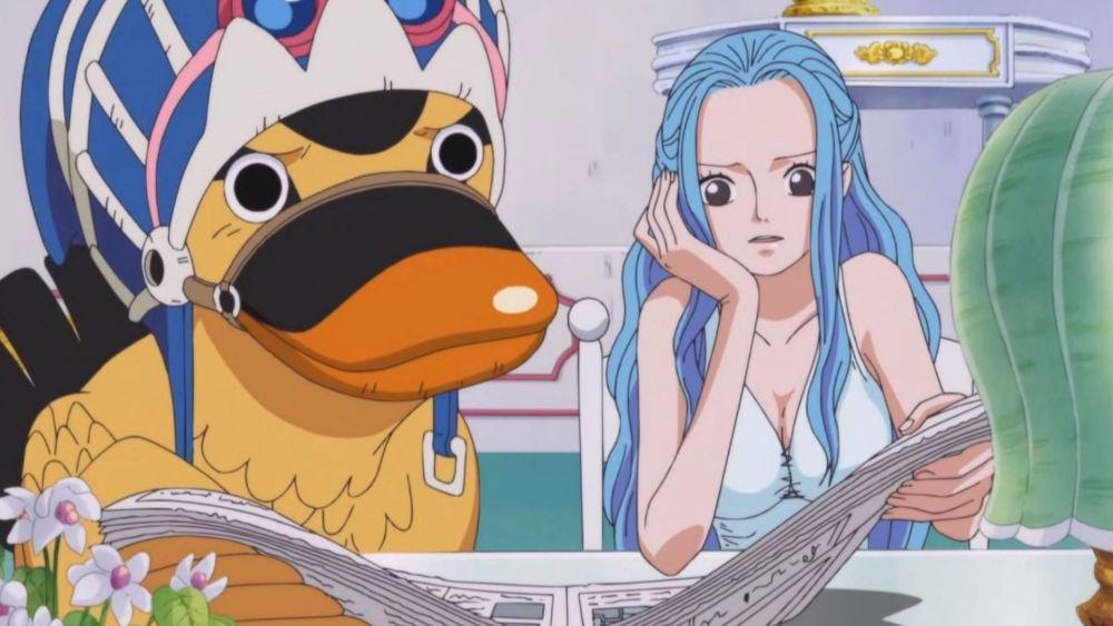 Nefertari Vivi dan Karoo (dok. Toei Animation/One Piece)