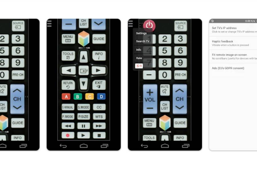 TV Remote for Samsung (dok. play.google.com)