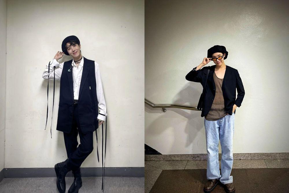 Gaya busana J-Hope (instagram.com/uarmyhope)