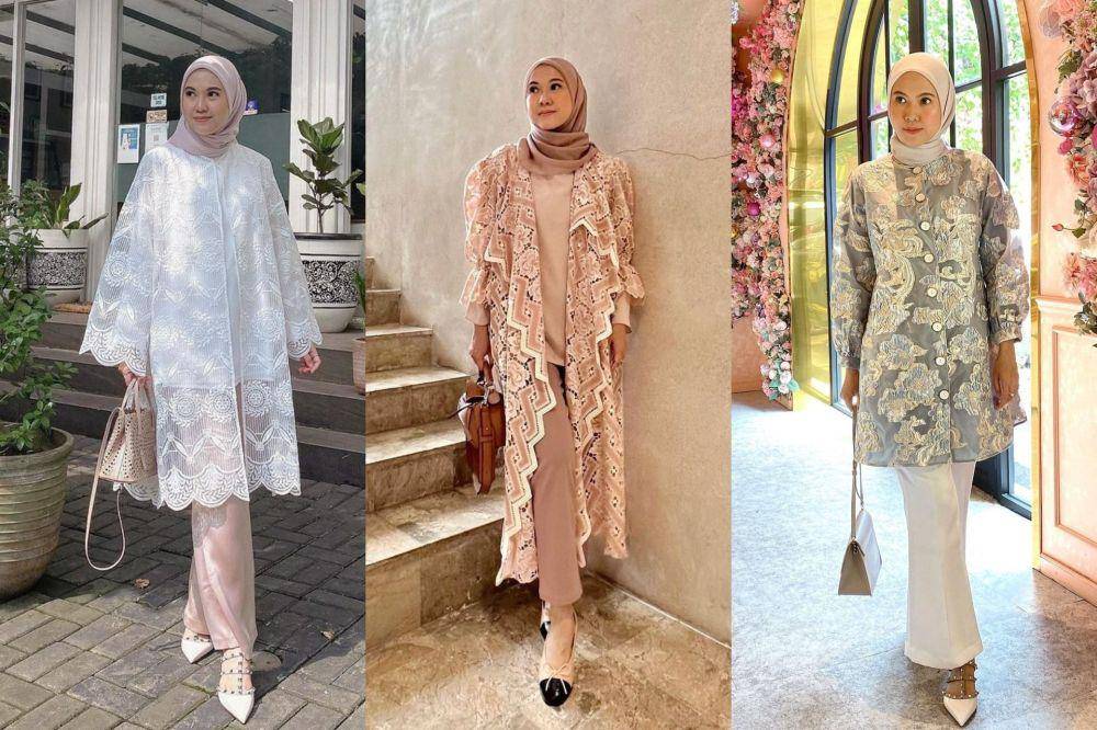 mix and match celana untuk kondangan ala Vita Nurvitasari (instagram.com/vita.nurvitasari)