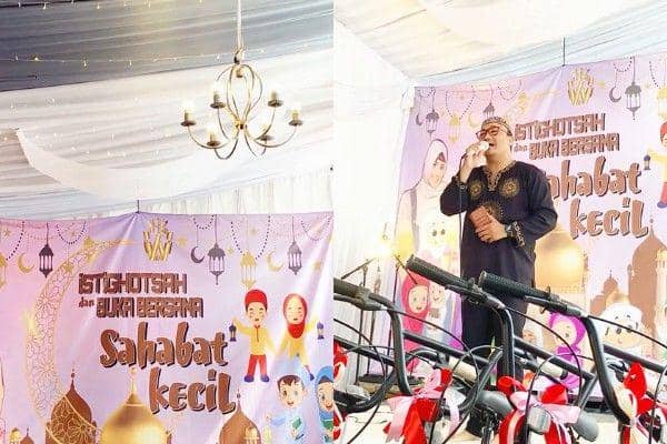 potret Via Vallen adakan istigasah dan buka puasa bersama dengan sahabat kecil (instagram.com/viavallen)