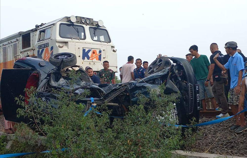 Bapak dan anak di Lamongan meninggal tertabrak kereta api. Dok Istimewa