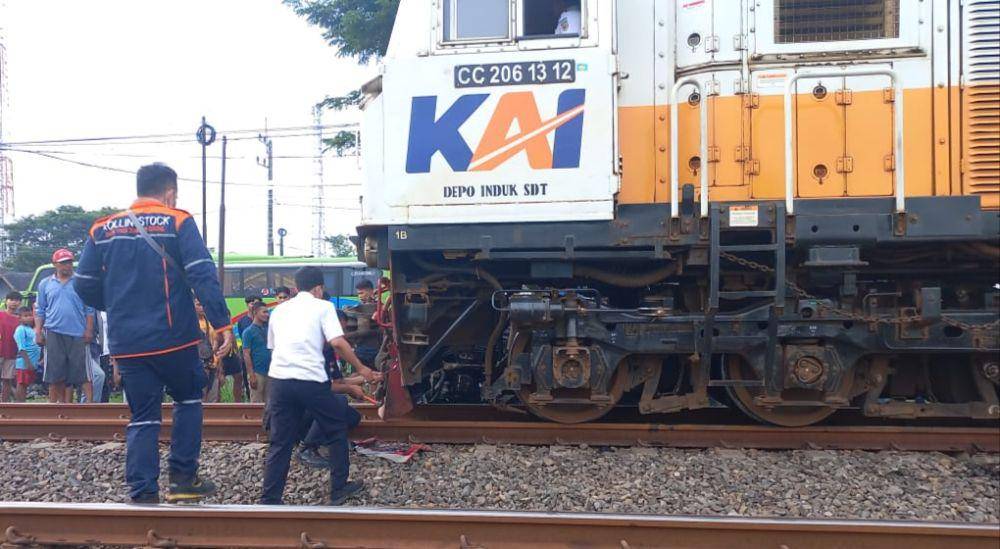 Bapak dan anak di Lamongan meninggal tertabrak kereta api. Dok Istimewa
