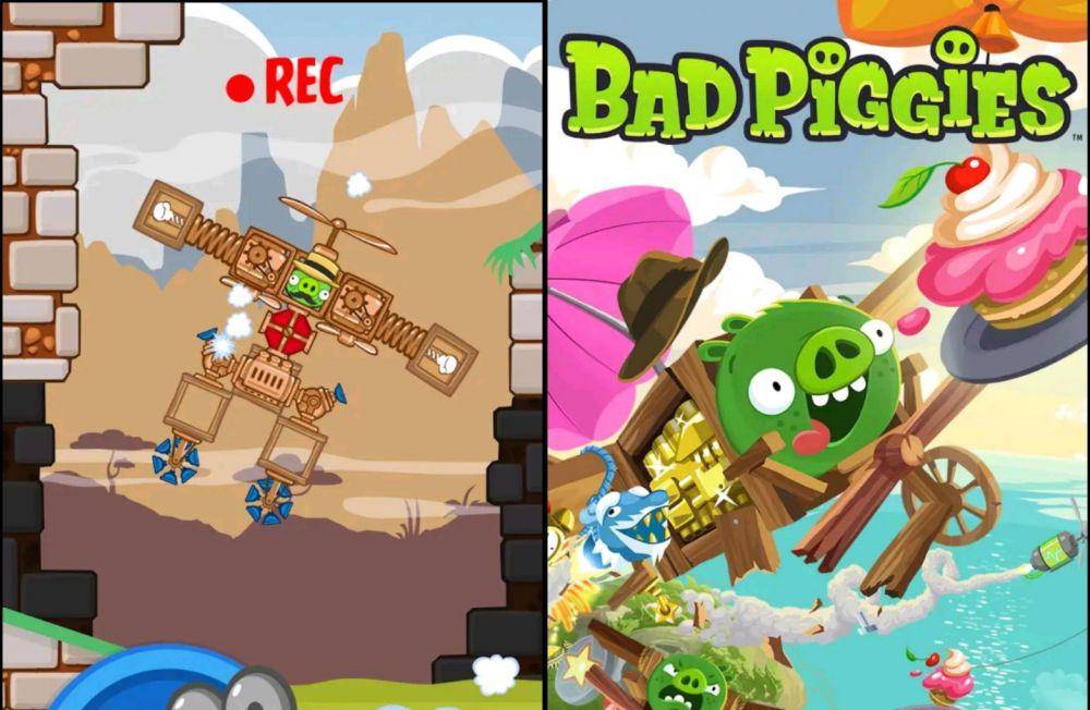 kolase potret game Bad Piggies (dok. Rovio Entertainment Corporation/Bad Piggies)
