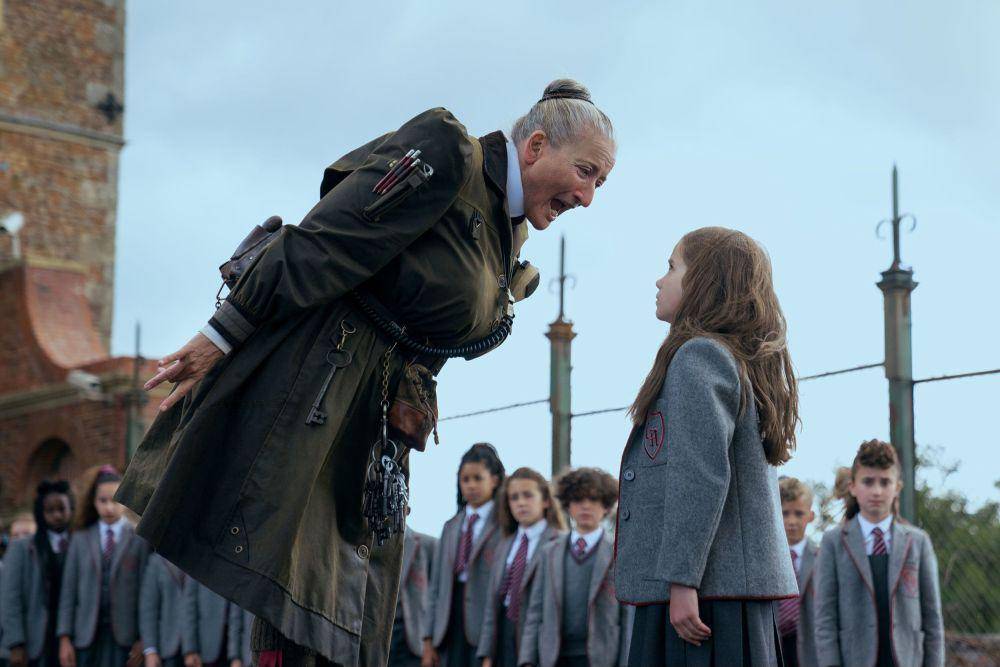 adegan dalam film Roald Dahl's Matilda the Musical (dok. Netflix/Roald Dahl's Matilda the Musical)