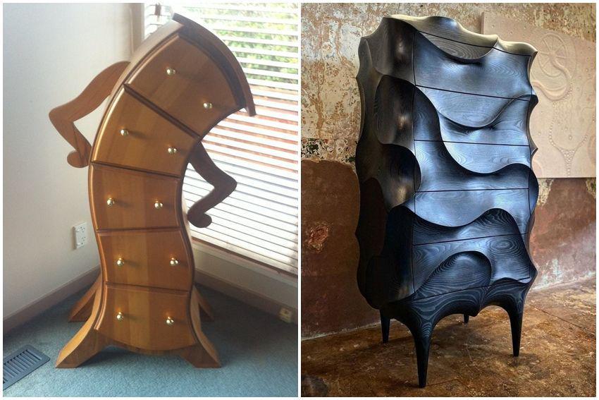 9 Potret Lemari Laci Desain Nyentrik, Keren atau Nyeleneh?