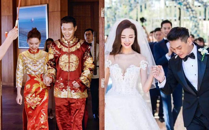 Pernikahan artis China di Bali (Weibo/Xiao Dou | facebook.com/Ken Chu 朱孝天)