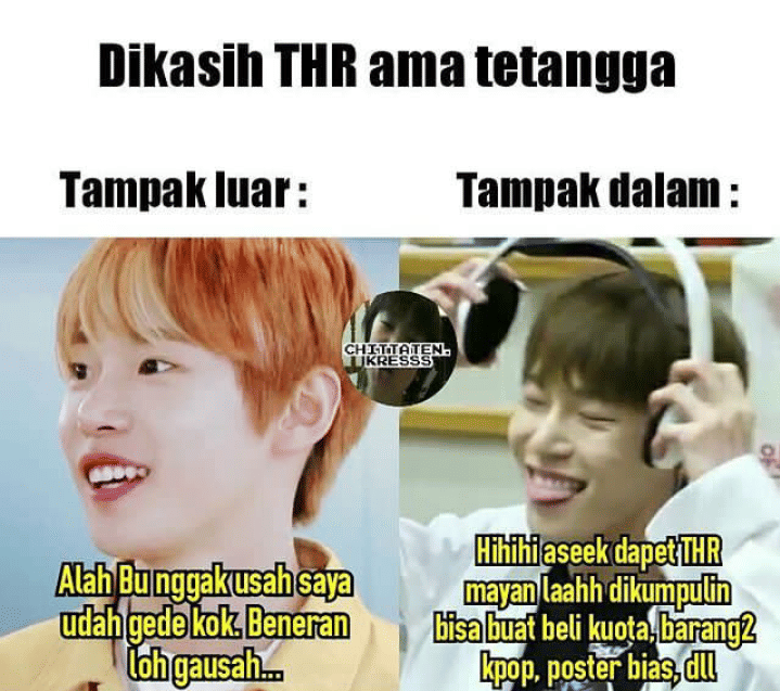 meme lucu serba-serbi THR (instagram.com/chittaten.kresss)