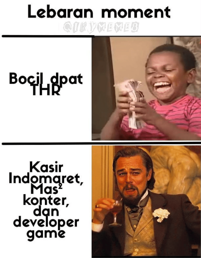 meme lucu serba-serbi THR (instagram.com/qikymeme8)