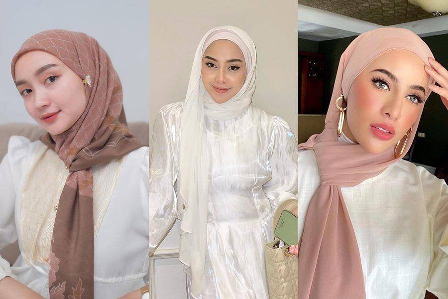 style hijab lebaran (instagram.com/nurinafiqaaah | instagram.com/nurulhikmahfebriany | instagram.com/emyaghnia)