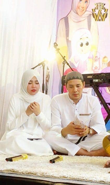 potret Via Vallen adakan istigasah dan buka puasa bersama dengan sahabat kecil (instagram.com/viavallen)