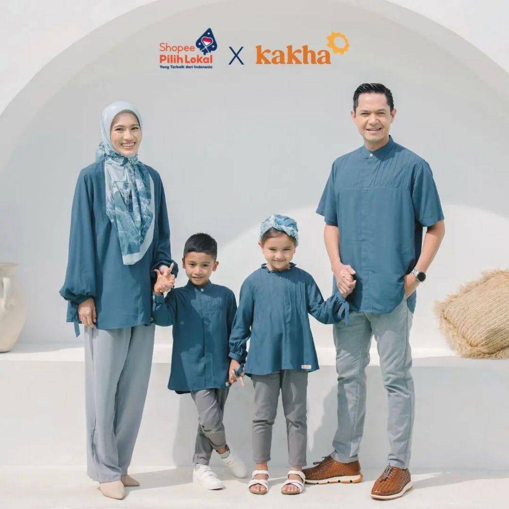 baju keluarga Lebaran 2023 dari brand lokal (instagram.com/ichasoebandono)