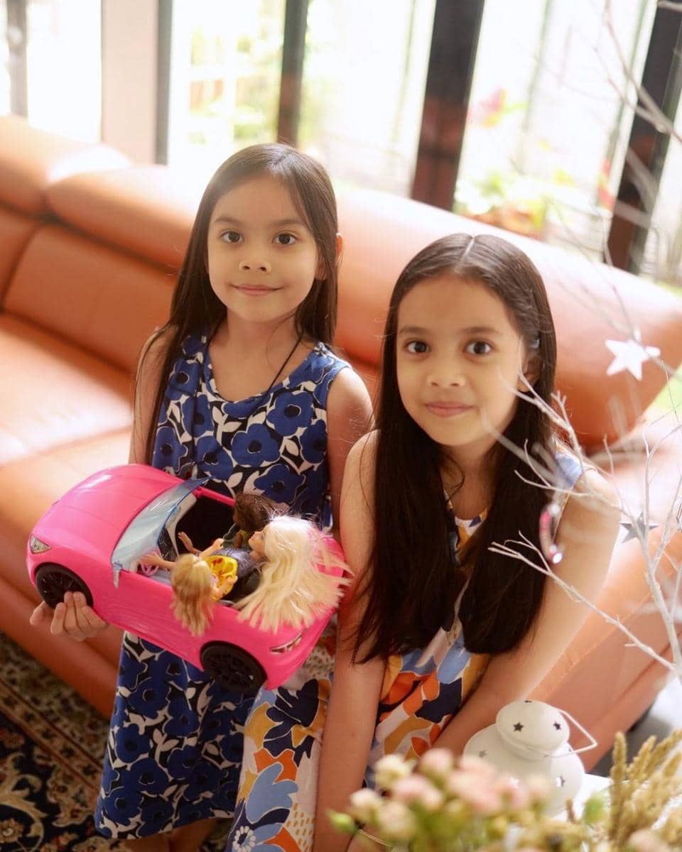 potret dua putri Tria The Changcuters (instagram.com/dhaturembulan)