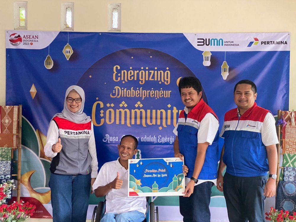 Kepada Perwira Penggerak Pertamina, Difablepreneur Berikan Inspirasi