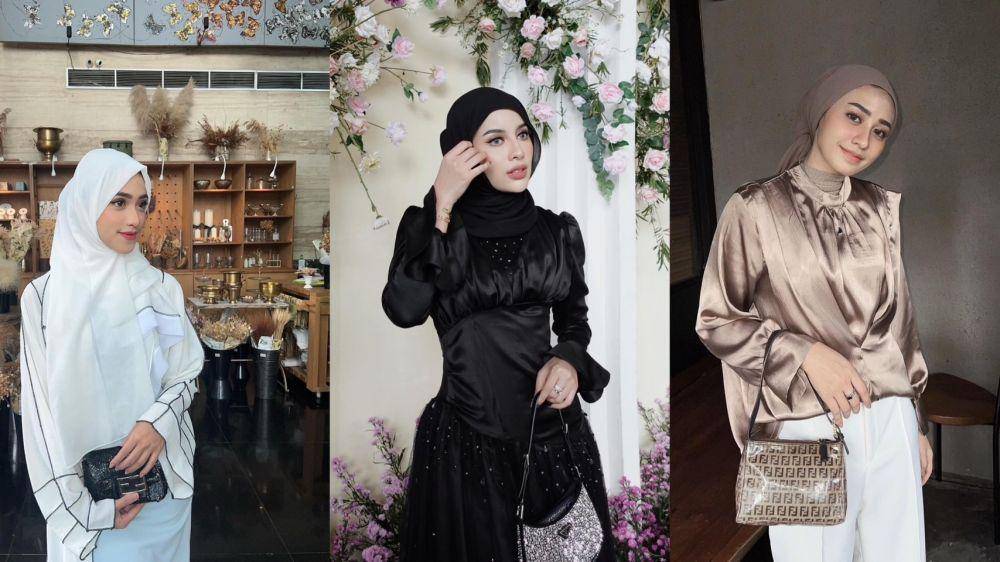Potret Gaya Hijab Shireen Al Athrus (instagram.com/shireeenz) | Aghnia Punjabi (instagram.com/emyaghnia) | Amy Nursifah (instagram.com/helminursifah)