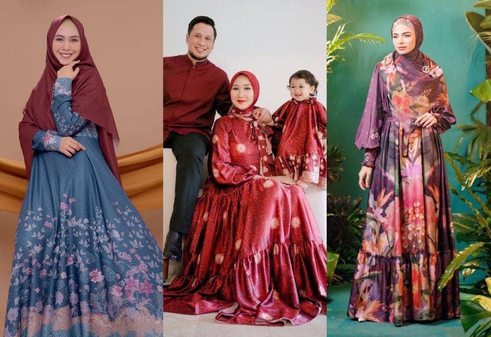 9 Dress Muslim Warna Bold untuk Hari Raya, Auto Cetar saat Silaturahmi