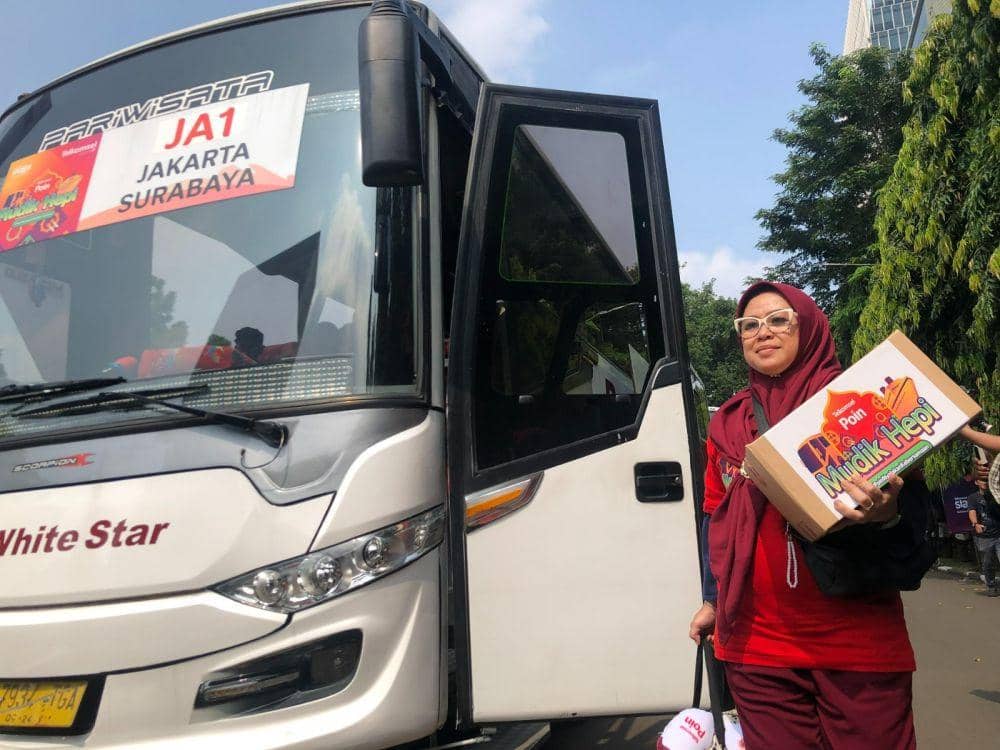 Program social movement Mudik Hepi Telkomsel Poin. (Dok. Telkomsel).
