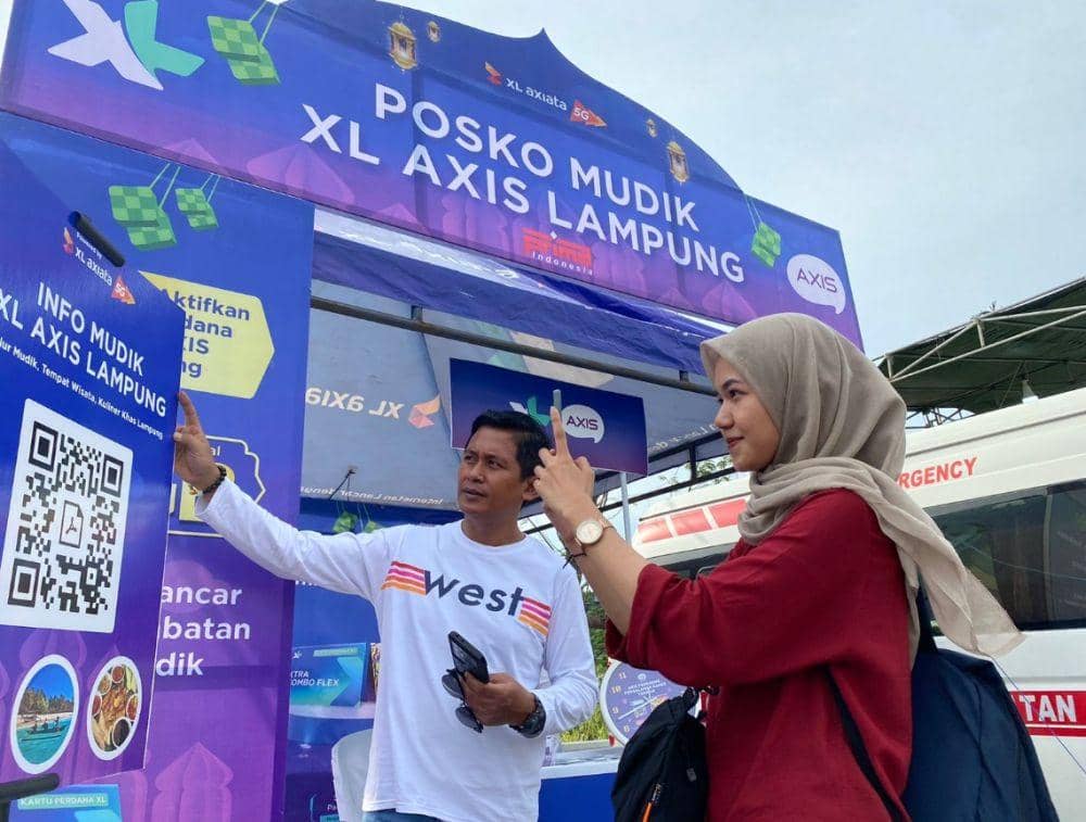 XL Axiata Hadirkan Posko Mudik dan Perkuat Jaringan di Lampung