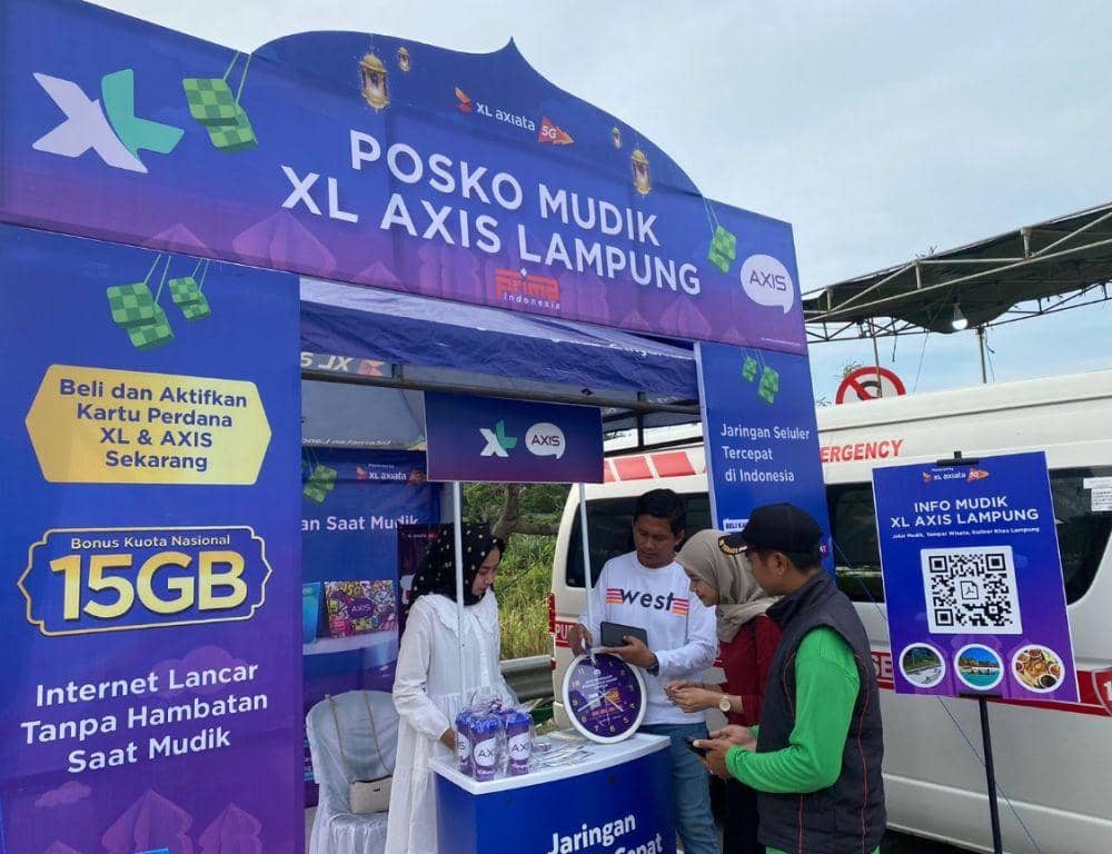 XL Axiata menyiapkan fasilitas posko mudik bagi pelanggan melakukan perjalanan pulang ke kampung halaman. (Dok. XL Axiata). 