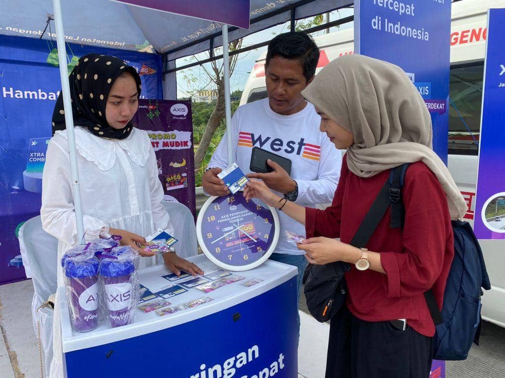 XL Axiata menyiapkan fasilitas posko mudik bagi pelanggan melakukan perjalanan pulang ke kampung halaman. (Dok. XL Axiata). 