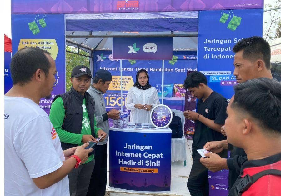 XL Axiata menyiapkan fasilitas posko mudik bagi pelanggan melakukan perjalanan pulang ke kampung halaman. (Dok. XL Axiata). 