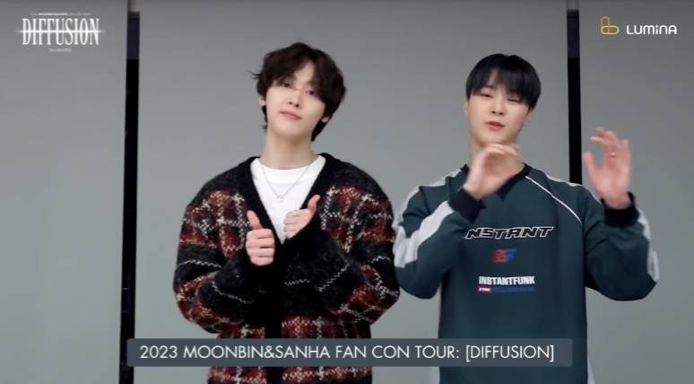 fancon Moonbin dan Sanha ASTRO (instagram.com/luminaent)