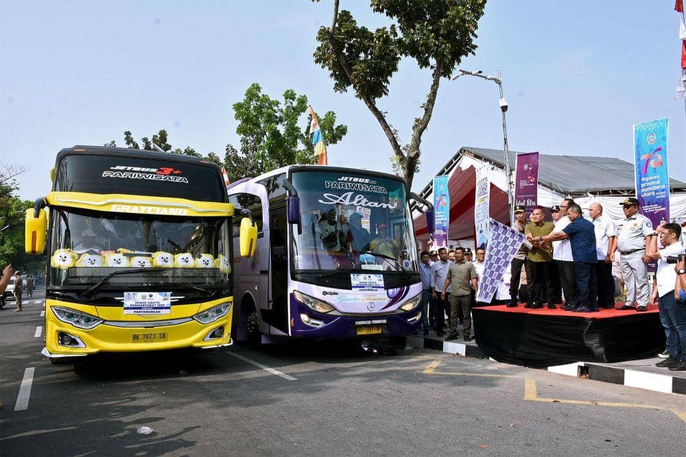 3.500 Orang Diberangkatkan Mudik Lebaran Gratis dari Sumut