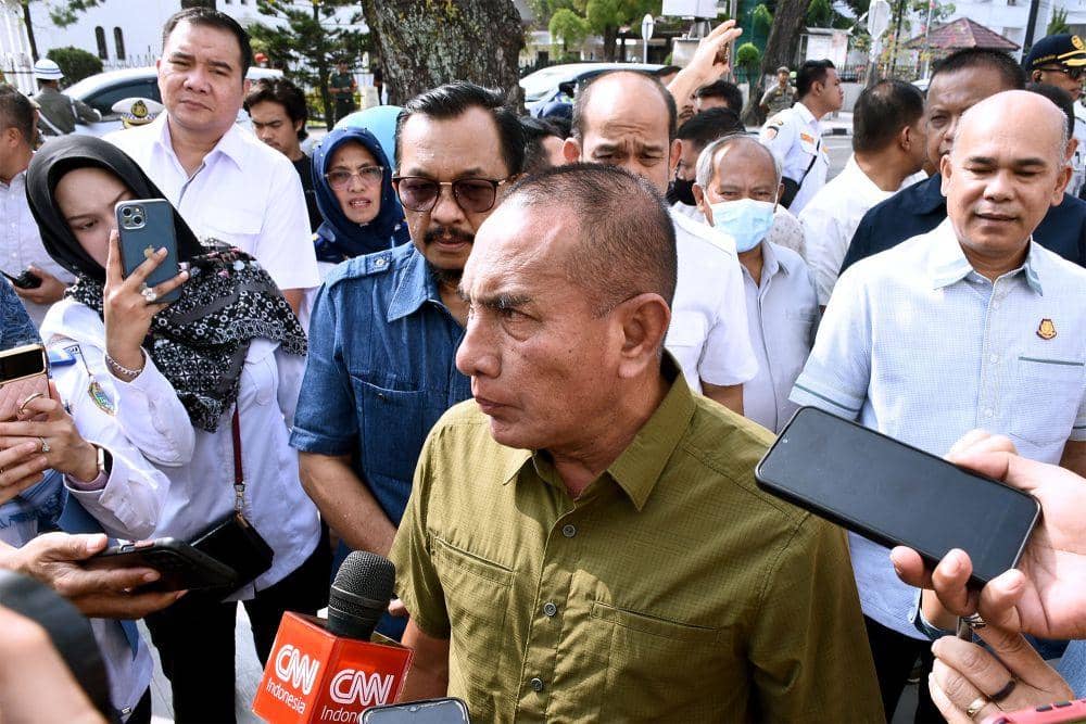 Gubernur Sumut Edy Rahmayadi melepas mudik gratis, Rabu (19/4/2023). (Dok Diskominfo Sumut)