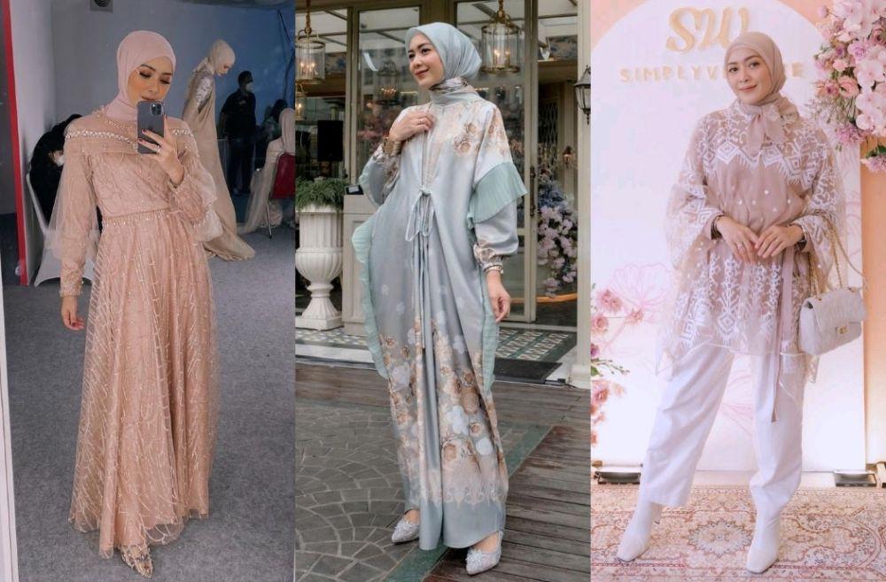 10 Inspirasi OOTD Glamor Richa Iskak, Modelnya Wow Abis!