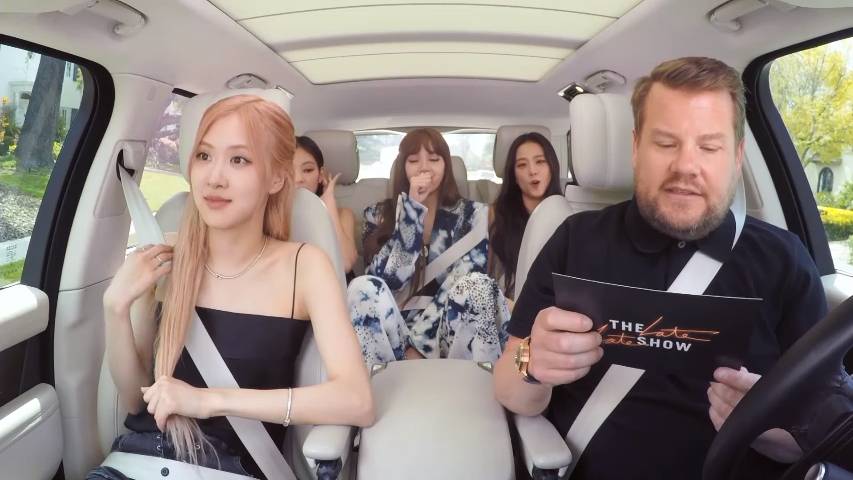 BLACKPINK di Carpool Karaoke James Corden (Youtube.com/The Late Late Show with James Corden)