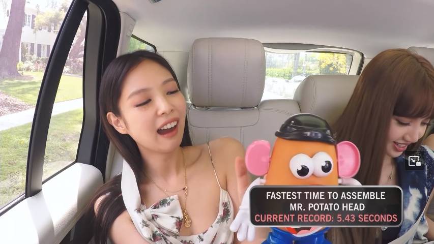 BLACKPINK di Carpool Karaoke James Corden (Youtube.com/The Late Late Show with James Corden)