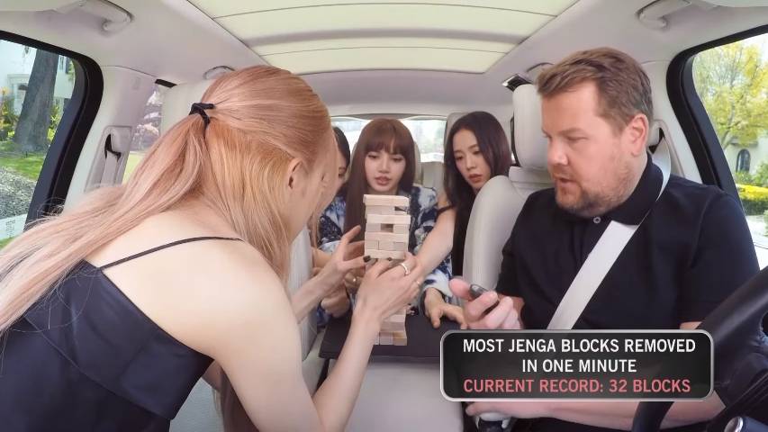 BLACKPINK di Carpool Karaoke James Corden (Youtube.com/The Late Late Show with James Corden)