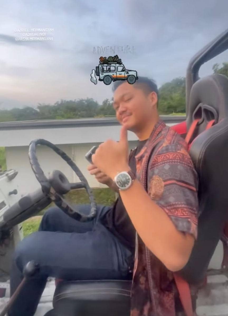 Azriel Hermansyah (instagram.com/ssarah_menzel)
