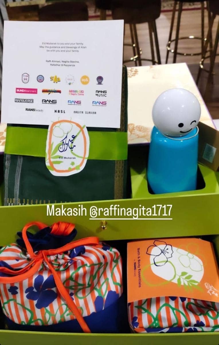 Hampers Lebaran Raffi Nagita (instagram.com/ashanty_ash)