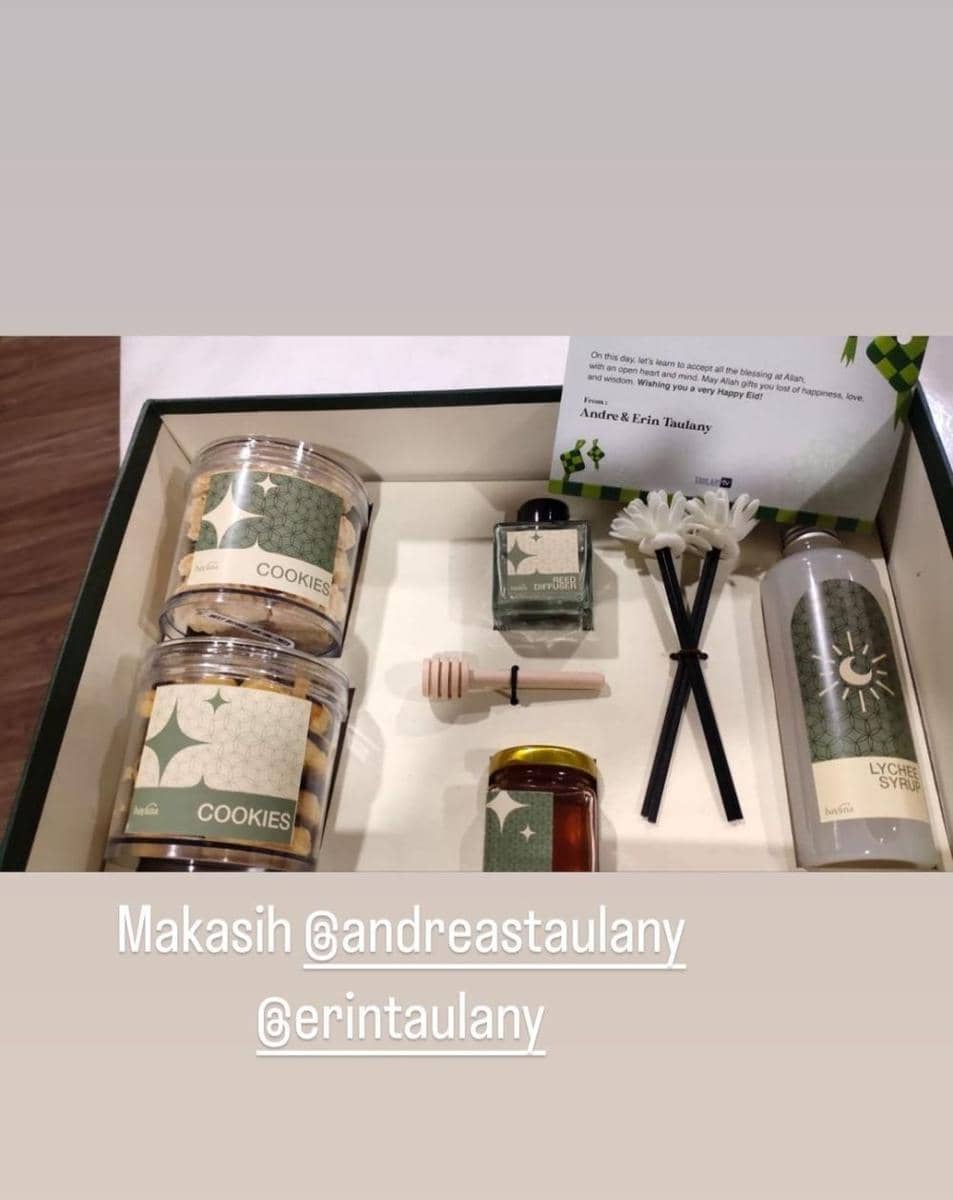 Hampers Lebaran Andre Taulany (instagram.com/ashanty_ash)