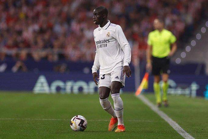 Ferland Mendy saat memperkuat Real Madrid di LaLiga. (instagram.com/ferland_mendy)