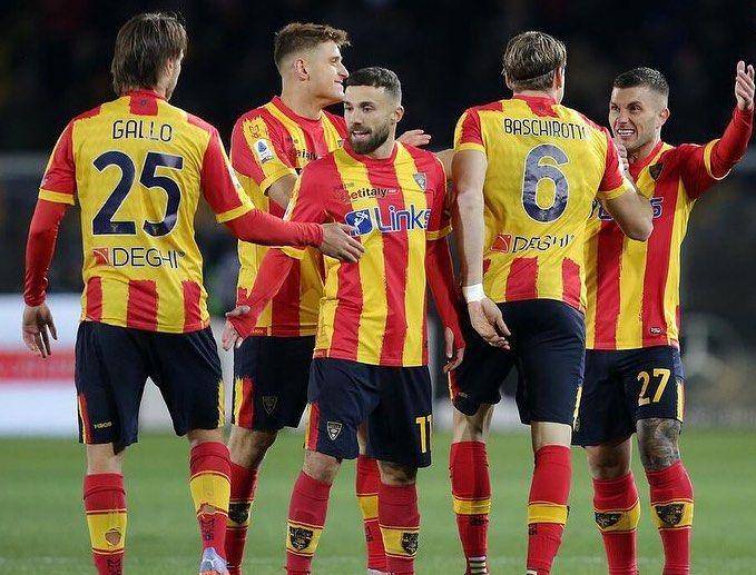 Pemain Lecce saat berlaga di Serie A. (instagram.com/uslecce)