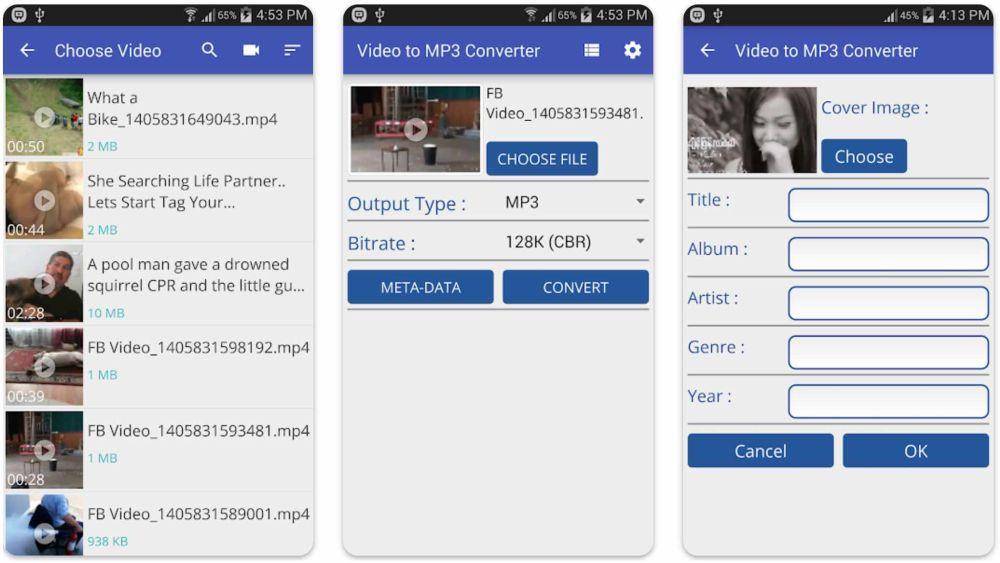Video to MP3 Converter (dok. NAINGDroid)