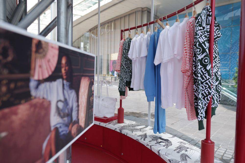 Pop Up Store Lacoste X Netflix di Senayan City Mall. (dok. Lacoste)