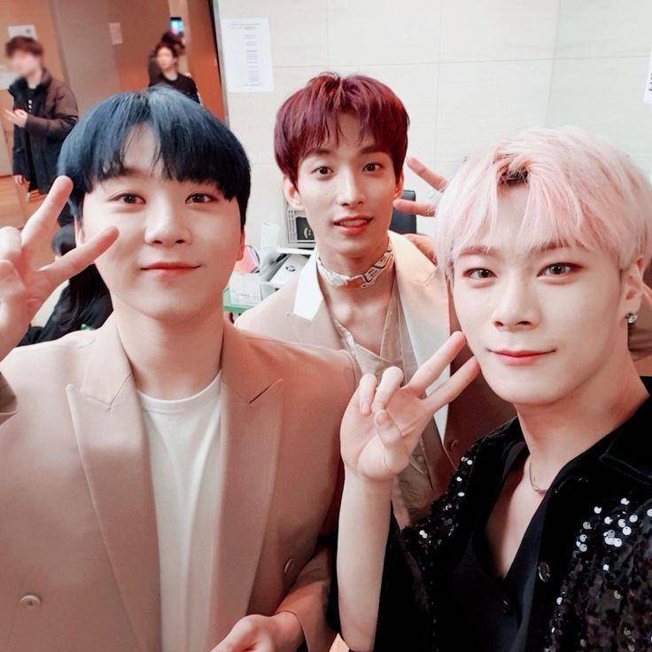 Seungkwan, DK, dan Moonbin (twitter.com/offclastro)