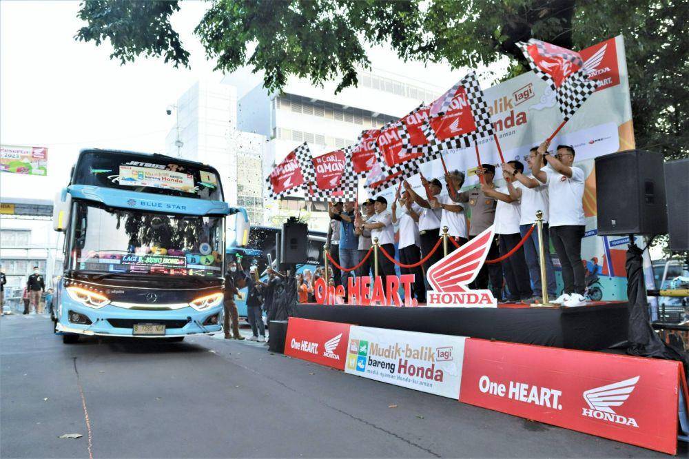 Program Mudik dan Balik Bareng Honda (MBBH) 2023. (Dok. IDN Times)