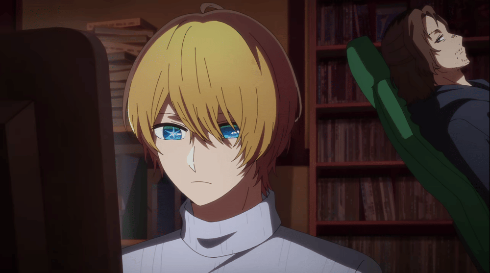 Aqua dan sutradara Taishi (dok. Doga Kobo/ Oshi no Ko)