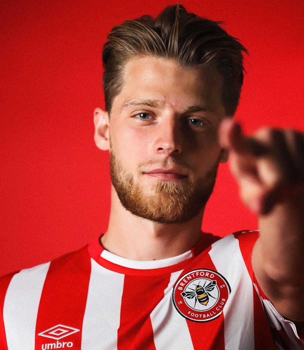 potret Mathias Jensen (twitter.com/BrentfordFC)